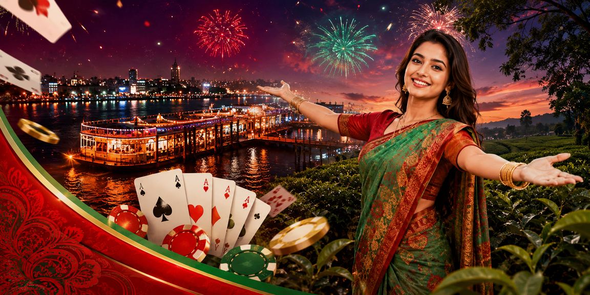 A user playing Teen Patti in a red-and-green setting in Barisal